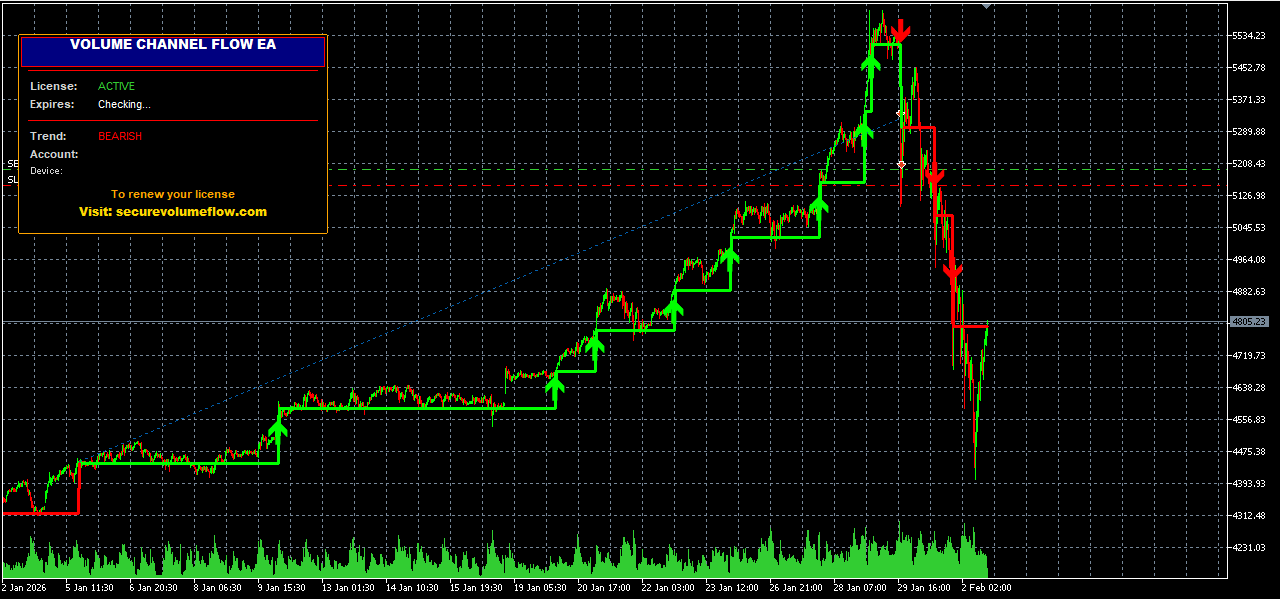 MT5 Robot Live Trades